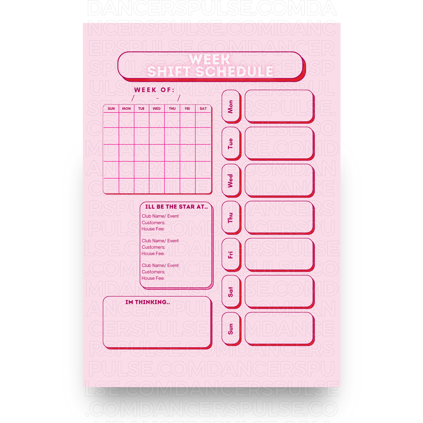 Nude Numbers (Digital Planner Only)