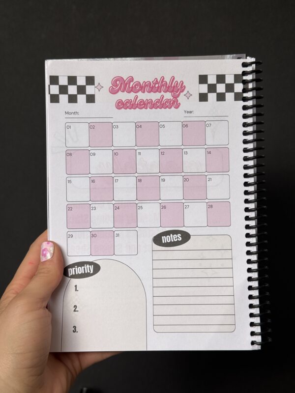 Dancer Club & Cash Tracker: The XL 6-Month Dancer Planner in Puss Pink 🩷 - Image 3