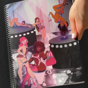 Dancer Club & Cash Tracker: The XL 6-Month Dancer Planner in Midnight 🖤